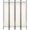 4-Panel Folding Privacy Screen Room Divider Decoration Accent, 6ft