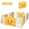 Costway 16-Panel Foldable Unisex Baby Playpen Kids Yellow Duck Yard Activity Center