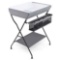 Foldable changing table for storing baby diapers
