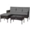 Costway 3-Piece Plastic Outdoor Sectional Set