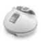 Foot massager with steam bath and sauna for foot care in grey