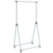 Extendable, foldable and sturdy clothes rack with bar for hanging clothes