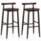 Costway 3-Piece Rattan Patio Conversation Set Gray