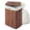 Wooden laundry basket