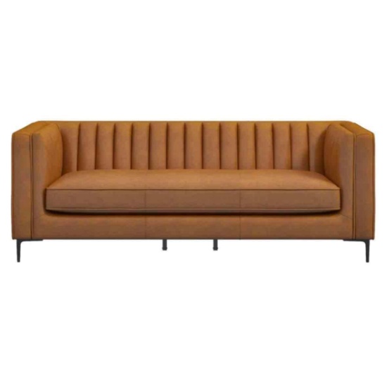 Kendra Cognac Leather Sofa