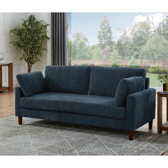 Roshni 77'' Corduroy Sofa