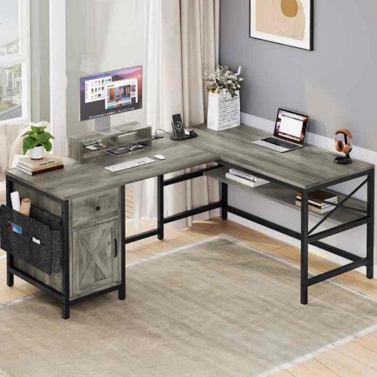 Josphua L-Shaped Computer Desk