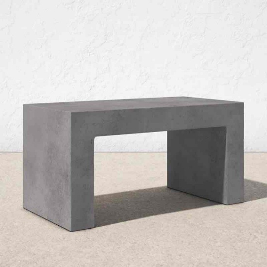 Lionel 35'' Stone / Concrete Outdoor Bench