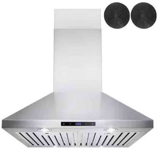 30 in. Island Mount Range Hood