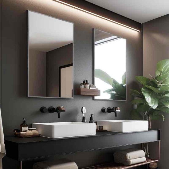 Eppinger 36" ... 24" Bathroom/Vanity 2 Mirrors (Set of 2)