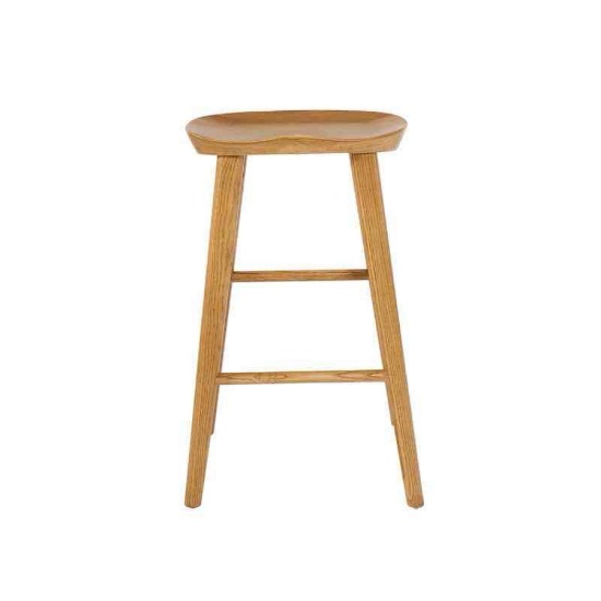 Anzie Solid Wood Counter Stool