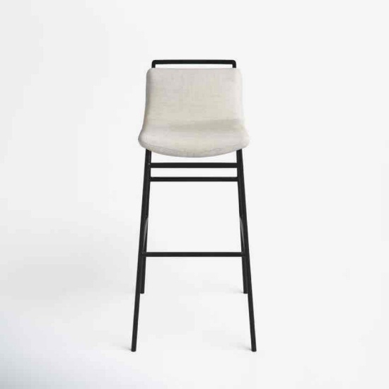 Mylo Upholstered Counter Stool with Metal Frame