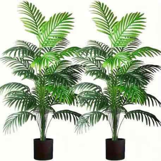 Pack of 2 realistic artificial plants