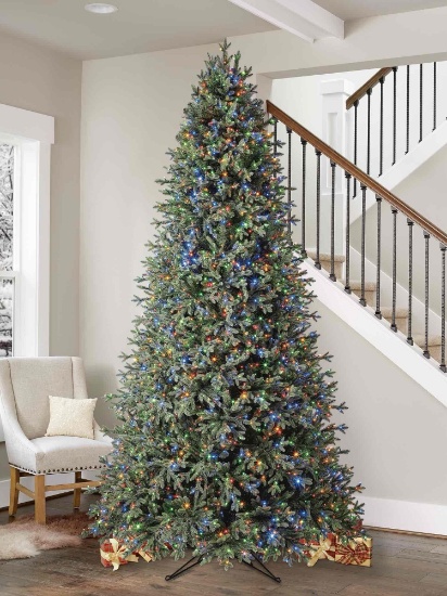 9Ft Pre-Lit LED Artificial Christmas Tree