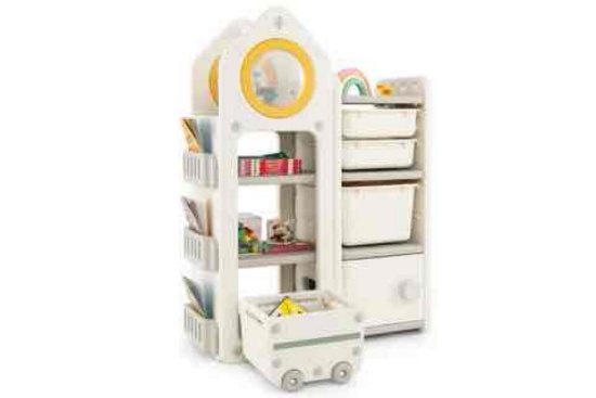 Giantex Kids Toy Organizer Storage Cabinet