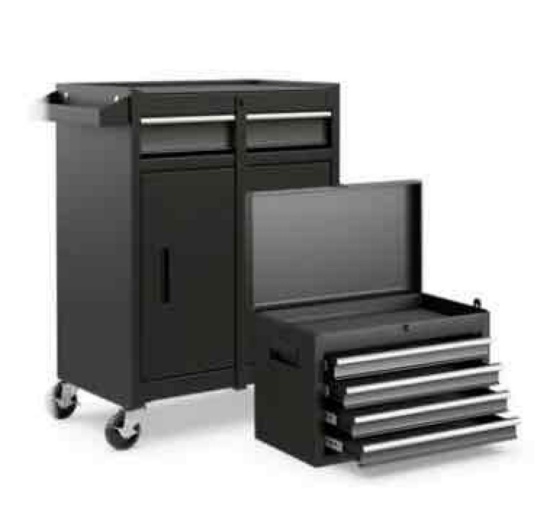 Costway 5-Drawer Rolling Tool Chest Cabinet Metal