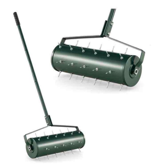 21 inch Manual Lawn Aerator Green