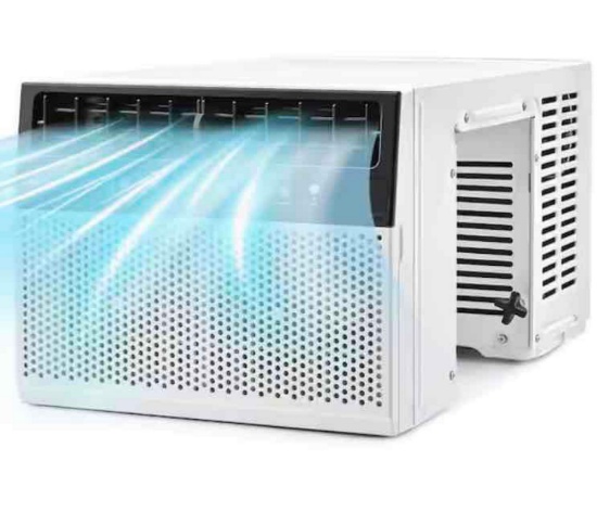 Costway 6,000 BTU 115V Window Air Conditioner Cools 250 Sq. Ft