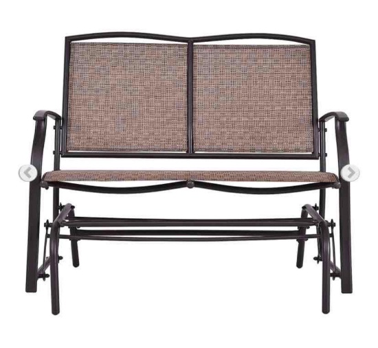 Patio Glider Rocking Bench Double 2 Person