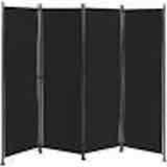 6ft Folding Room Divider Panel. Roll Up Privacy Screen