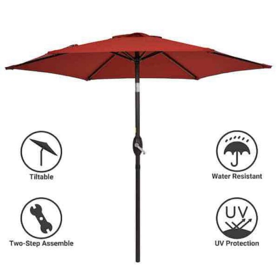 Patio Market Crank and Tilt Umbrellas