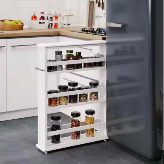 Slim Rolling Storage Cart