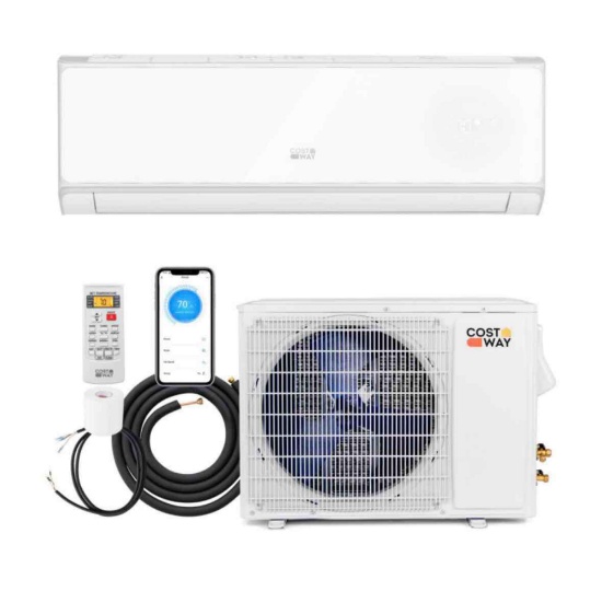 17,000 BTU Mini Split Air Conditioner with Heat Pump Energy Star Certified 208/230V
