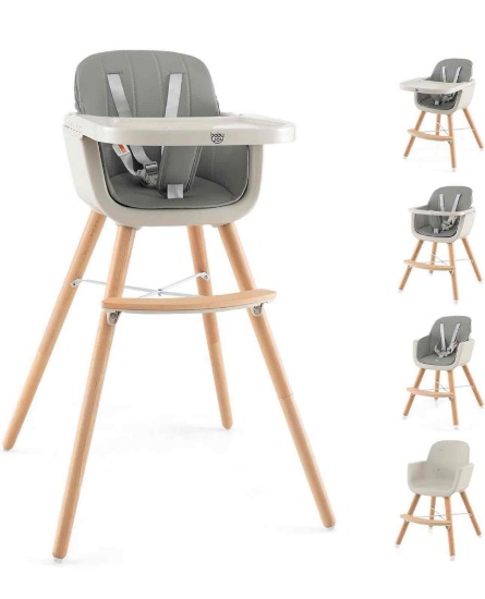 BABY JOY Convertible High Chair for Baby