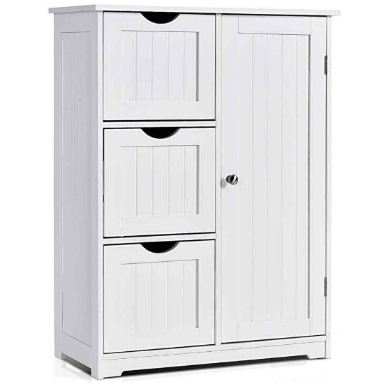 Ready to assemble slab door, bathroom and kitchen cabinet with cupboard
