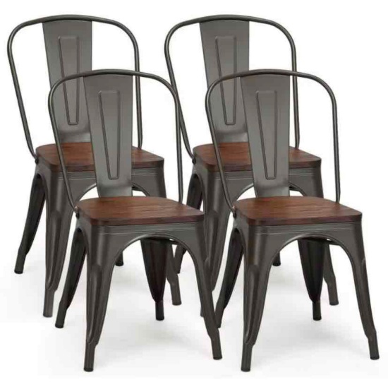 Costway Set of 4 Dining Side Chair