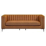 Kendra Cognac Leather Sofa
