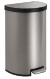 KOHLER Stainless Steel Semi-Round Step Trash Can