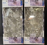 2 Pack of Stay Bright 100 LED Glitter Gem Garland