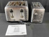2 Pack of Cuisinart 2 and 4 Slice Toaster