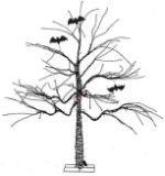 Member's Mark 5 FT Pre-Lit Spooky Tree