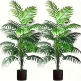 Pack of 2 realistic artificial plants