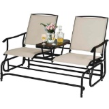 Costway 2 Person Double Patio Glider