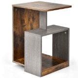 Sofa side table storage rack