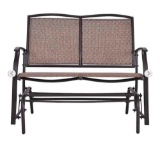 Patio Glider Rocking Bench Double 2 Person