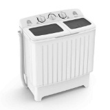 lbs Portable Washing Machine with Built-in Gravity Drain