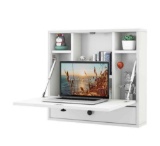 COSTWAY Wall-Mounted Drop-Leaf Table