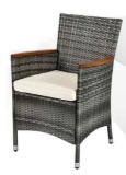 4PCS Patio Rattan Chair Set
