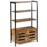 Costway Industrial Storage Cabinet W/3 Shelves