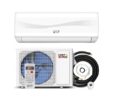 12000BTU Mini Split Air Conditioner& Heater, 20 SEER2 115V Wall-Mounted Ductless AC Unit Cools Rooms