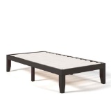 Costway Twin Size 14'' Wooden Bed Frame