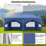 Mondawe 20' x 10' Blue Standard Rectangle Awning