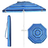 Costway 7.2 FT Portable Beach Umbrella
