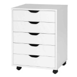 Costway 5 Drawers Dresser Storage