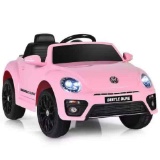 Costway 12-Volt Kids Ride On Car Volkswagen Beetle