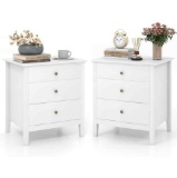 KOTEK Set of 2 Nightstands with Drawers